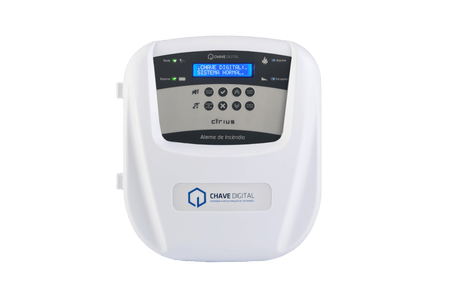Central de Alarme de Incêndio Convencional 24 Setores Cirius - Chave Digital