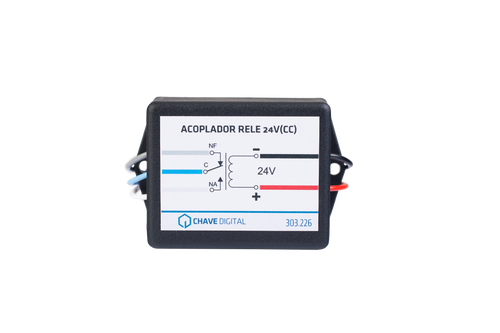 Acoplador a Rele 24V(CC)  IP-20  1 Contato NAF   - 303226